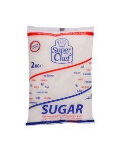 SUPER CHEF WHITE SUGAR 6X2KG