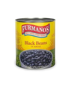 FURMANO'S BLACK BEANS IN BRINE 6X3.12KG