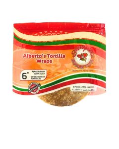 SENOR PEPE'S FLOUR TORTILAS 6'' WHOLE WHEAT (DRY) 20X1PKT