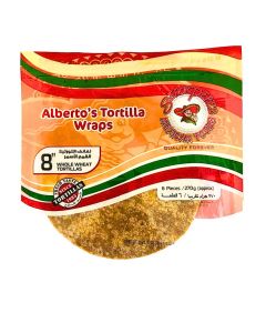 SENOR PEPE'S FLOUR TORTILAS 8'' WHOLE WHEAT (DRY) 20X1PKT