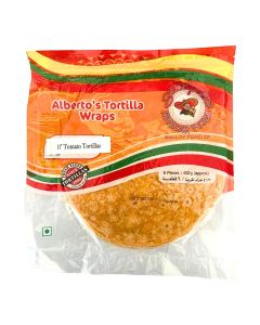 SENOR PEPE'S FLOUR TORTILLAS 10'' TOMATO (DRY) 20X1PKT