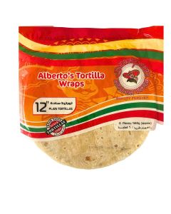 SENOR PEPE'S FLOUR TORTILLAS 12'' PLAIN (DRY) 20X1PKT