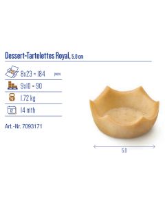 HUG TARTELETTES ROYAL 5CM