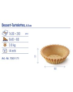 HUG TARTELETTES SWEET 6.0CM