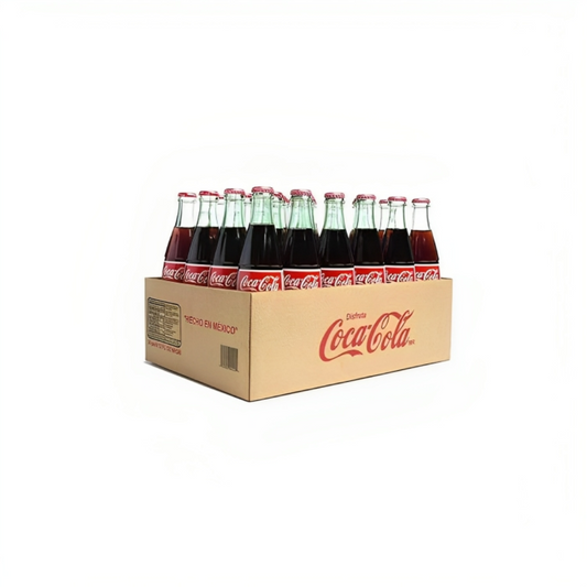 Coca Cola Mexican Original Taste Carbonated Soft Drink Glass Bottles - (24x355ml) - BBD: 21/4/24