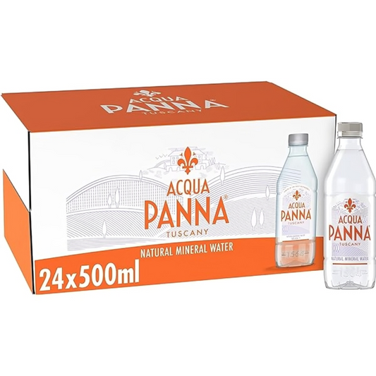 Acqua Panna Natural Mineral Water Plastic Bottles - (24x500ml)