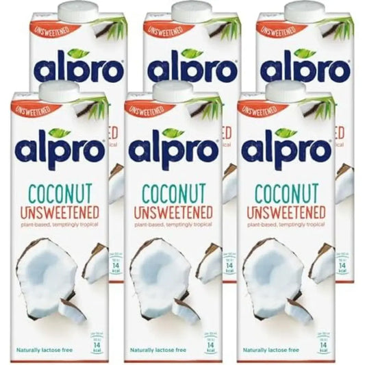 Alpro Coconut Unsweetened Milk - (6x1L)