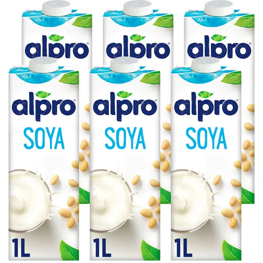 Alpro Soya Milk - (6x1L)