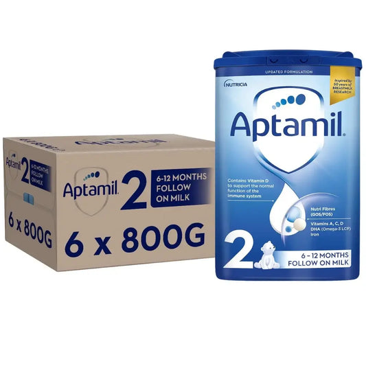 Aptamil 2 Follow On Baby Milk Powder 6-12 Months - (6x800g)