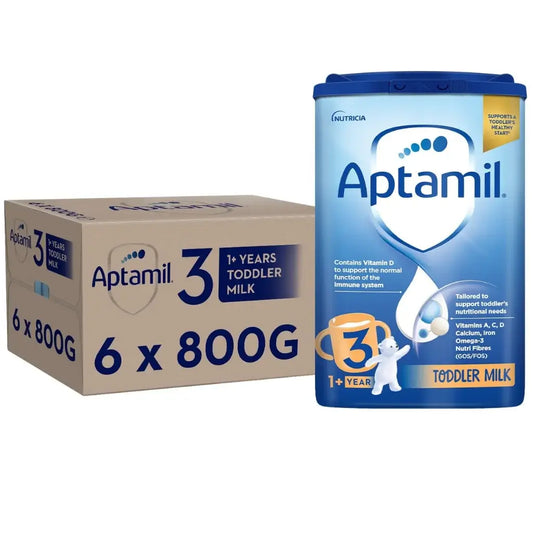 Aptamil 3 Toddler Milk Formula Powder 1+ Years - (6x800g)