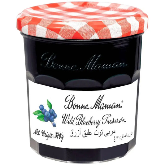 Bonne Maman Wild Blueberry Preserve Jam - (6x370g)