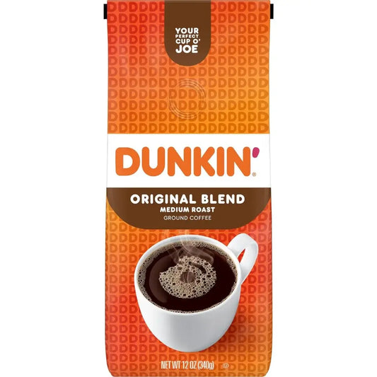 Dunkin Donuts Original Blend Medium Roast Ground Coffee - 340g