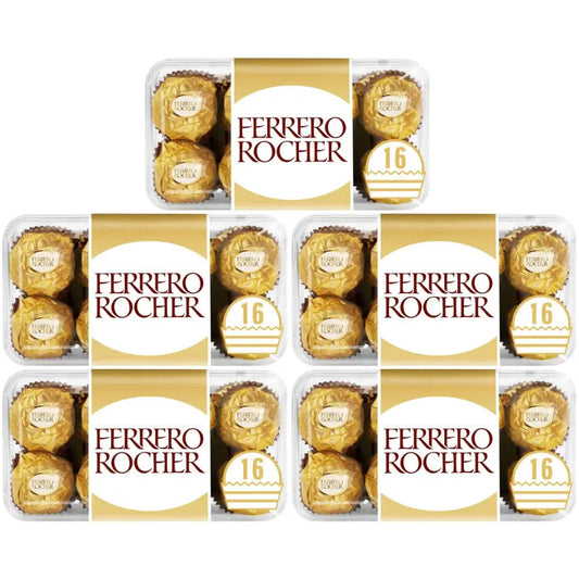 Ferrero Rocher Chocolate 16 Pieces - (5x200g)