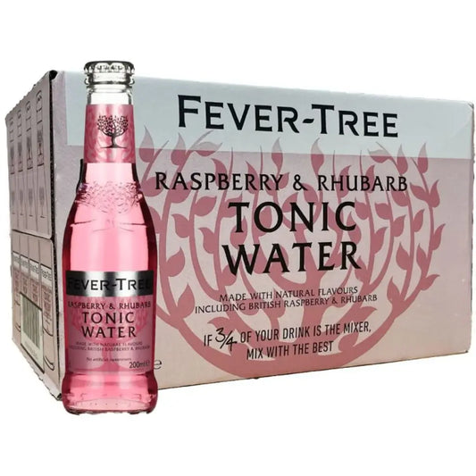 Fever-Tree Light Raspberry & Rhubarb Tonic Water - (24x200ml)