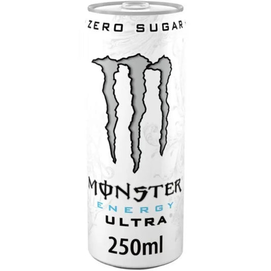 Monster Ultra White Energy Drink Cans - (12x250ml)