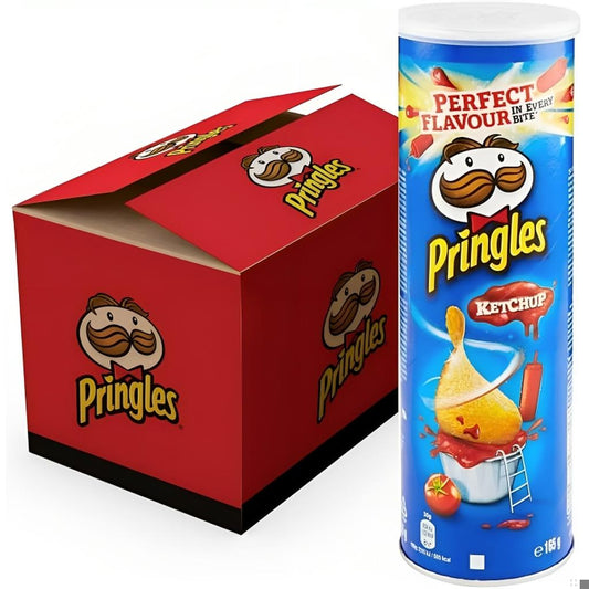 Pringles Ketchup Potato Chips - (19x165g)