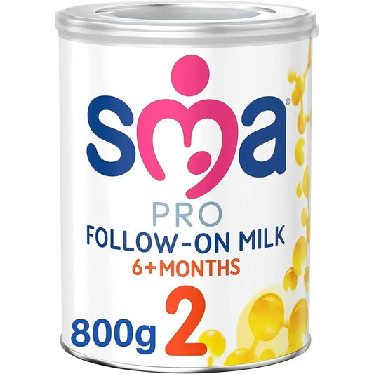 SMA Pro 2 Baby Milk Powder Formula (6-12 Months) - (6x800g)