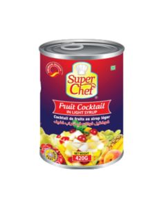 SUPER CHEF SPANISH FRUIT COCKTAIL 12X420G