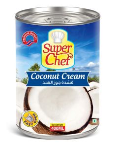 SUPER CHEF COCONUT CREAM CANNED 24X400GM