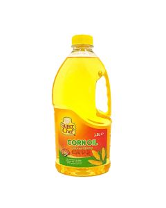 SUPER CHEF CORN OIL 100% PURE WITH HANDLE 6X1.5LTR