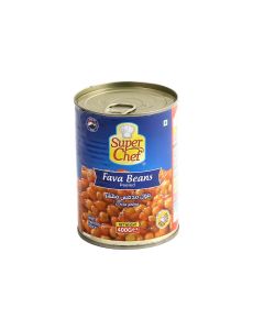 SUPER CHEF FOUL MEDAMES PEELED IN SAUCE 24X400GM