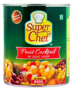 SUPER CHEF SPANISH FRUIT COCKTAIL 12X840GM