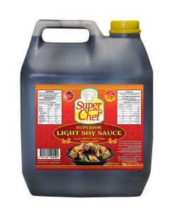 SUPER CHEF LIGHT SOY SAUCE 4X5LTR