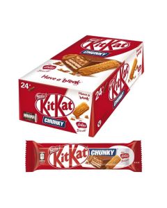 NESTLE KIT KAT CHUNKY WITH LOTUS BISCOFF 24X41.5GM