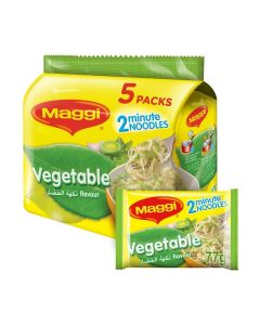 MAGGI 2 MINUTES VEGETABLE FLAVOUR NOODLES 12(5X79GM)