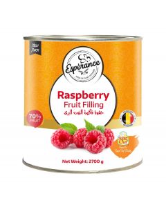 ESPERANCE RASPBERRY FRUIT FILLING 70 % 6 X 2.7 KG