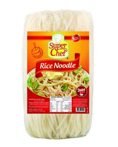 SUPER CHEF RICE NOODLES 3MM 30 X 375 GM