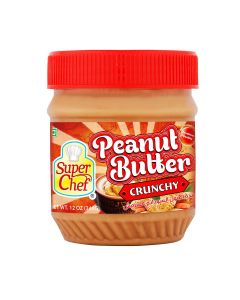 SUPER CHEF PEANUT BUTTER CRUNCHY 12 X 340 ML