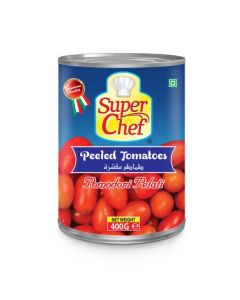 SUPER CHEF PEELED TOMATO 24X400GM