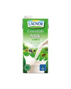 LACNOR UHT SKIMMED MILK 12X1LTR