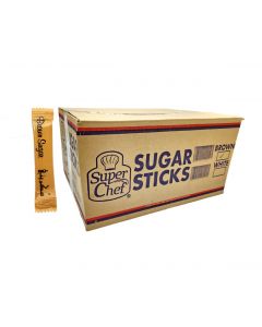 SUPER CHEF SUGAR STICK BROWN 1X1000PCS