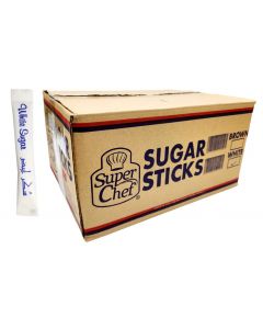 SUPER CHEF SUGAR STICK WHITE 1X1000PCS