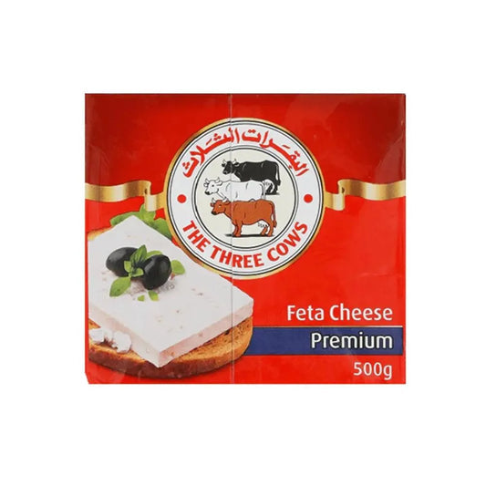 The Three Cows Feta Premium Cheese 2 X 500 grams