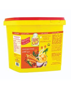 SUPER CHEF VEGETABLE STOCK - 6 X 750 GM