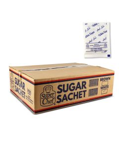 SUPER CHEF SUGAR PORTION WHITE 1000X5GM