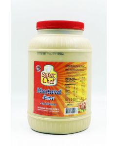 SUPER CHEF YELLOW MUSTARD 4 X 1GAL